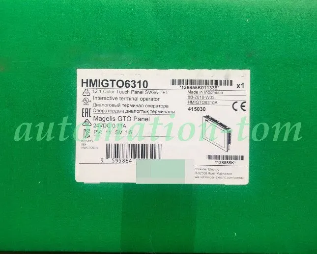 Панель оператора HMIGTO6310 HMI Touch Screen Panel