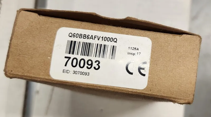 Фотоэлектрический датчик Banner Q60BB6AFV1000Q Photoelectric Sensor 10-30 VDC — фото лота 1