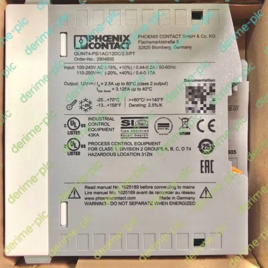 Блок питания Phoenix Contact Quint4-PS/1AC/12DC/2.5/PT Power Supply 2904605