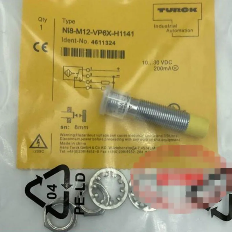 Датчик приближения TURCK Ni8-M12-VP6X-H1141 Proximity Switch Sensor