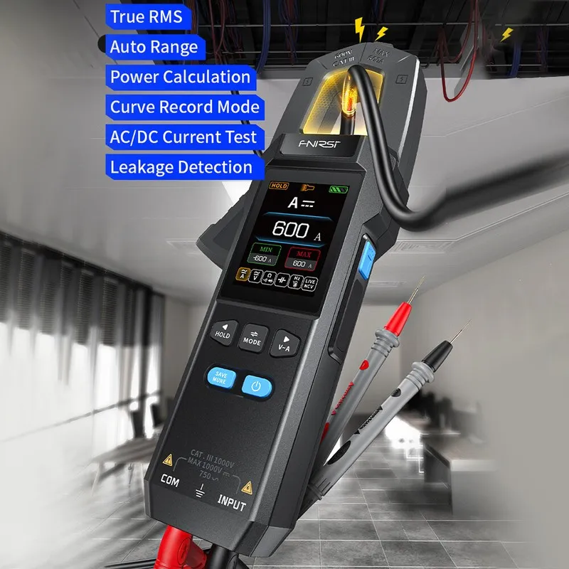 Мультиметр DMC-100 Digital Clamp Meter Multimeter 9999 Counts TRMS, 600A Curve R