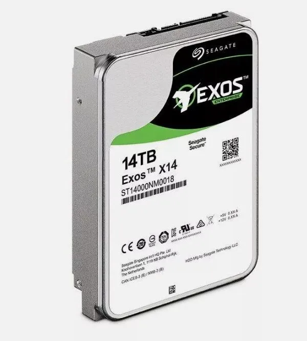 Жёсткий диск Seagate Enterprise Exos X14 ST14000NM0018 HDD 14TB SATA 6Gb/s 3.5" 