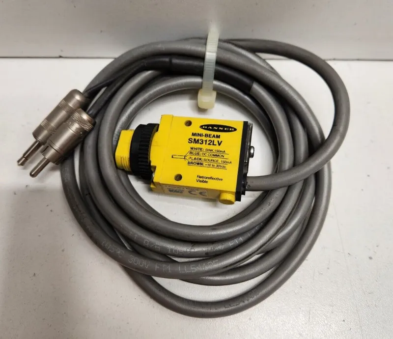 Фотоэлектрический датчик BANNER SM312LV MINI BEAM PHOTOELECTRIC SENSOR 10-30VDC