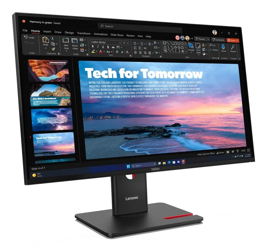 Монитор Lenovo ThinkVision T27QD-40 27" Monitor 16:9 2560x1440 1500:1 4ms 64AAGA