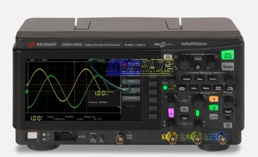 Генератор сигналов 1PC KEYSIGHT DSOX1202G 70 MHZ Digital Oscilloscope