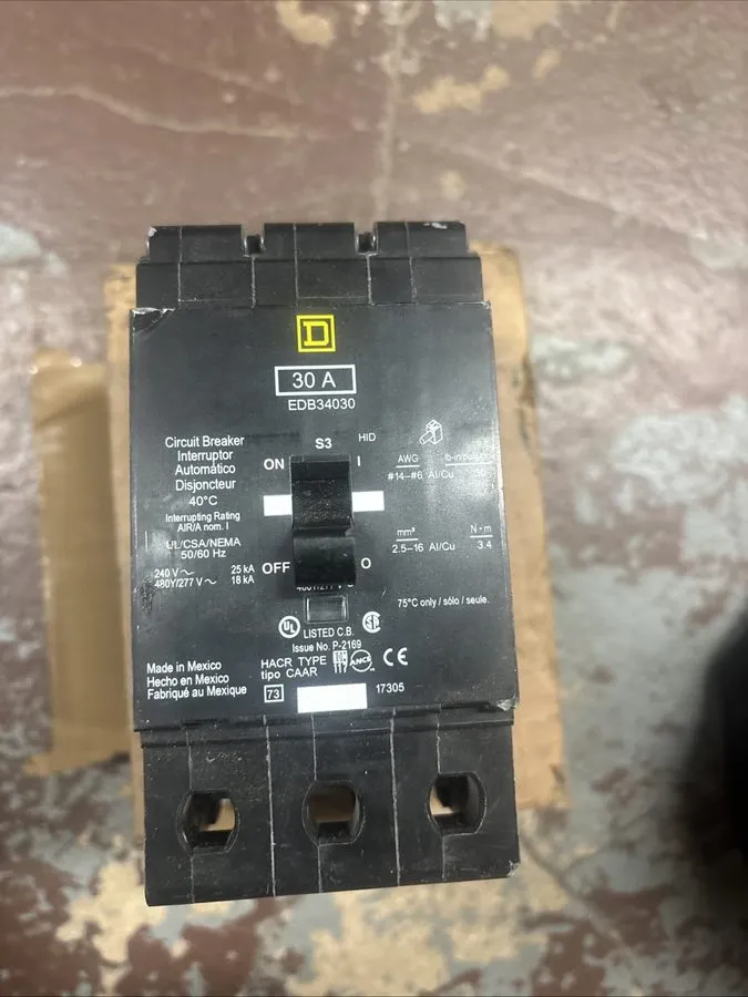 Автоматический выключатель Siemens HED43B030 Sentron Series Circuit Breaker 30A