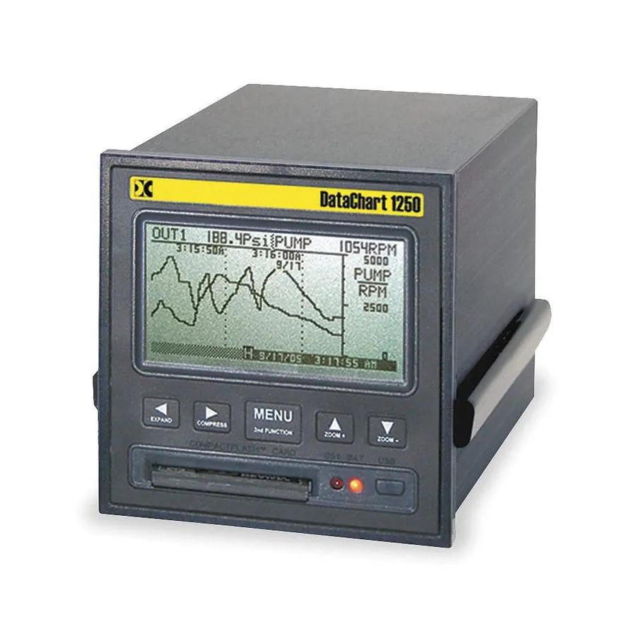 Регистратор MONARCH DC1250-U00 Paperless Recorder, Power 100 To 240 VAC 1VZY7 — фото лота 1