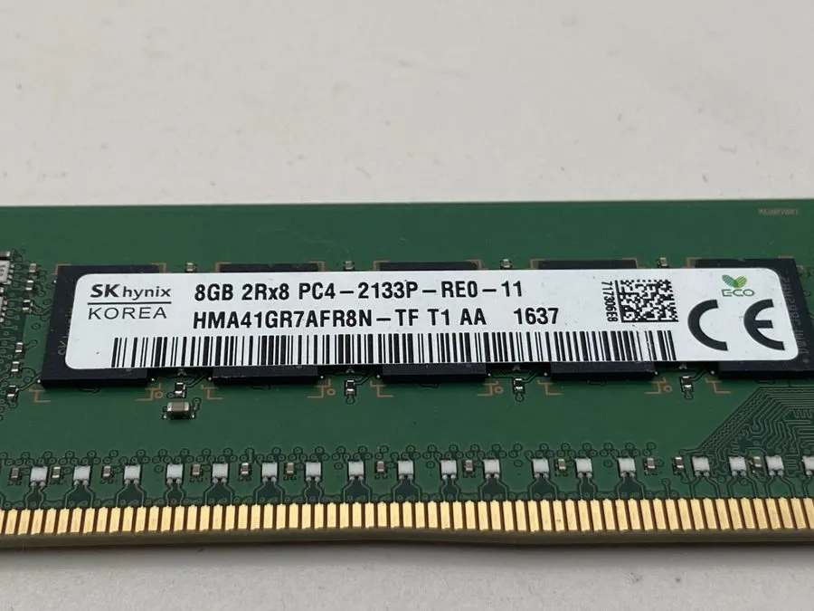 Модуль памяти SK Hynix 8GB (1x 8GB) PC4-2133P DDR4 ECC Server RAM HMA41GR7AFR8N- — фото лота 2