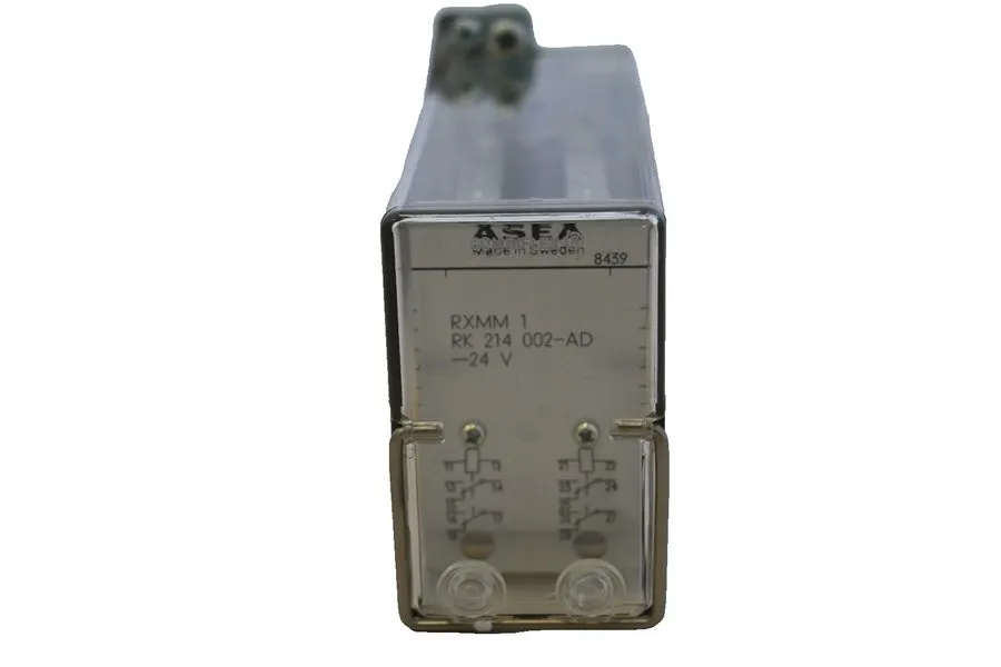 Реле защиты ASEA Combiflex RXMM1 Protection Relay RK214002-AD 24V DC — фото лота 1