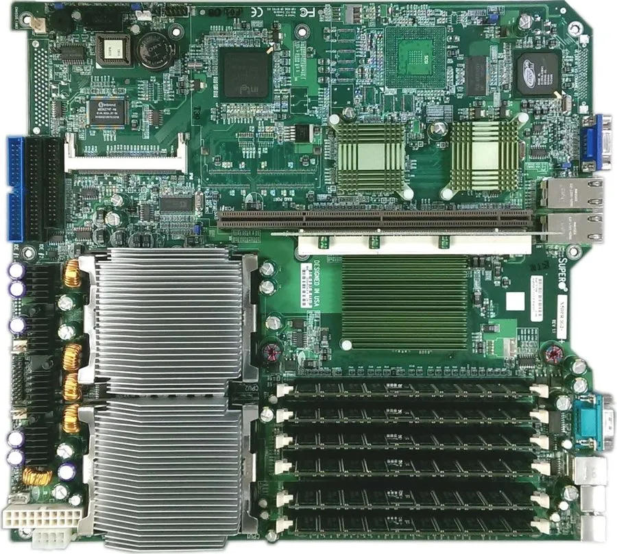 Материнская плата Mother Board PGA604 MotherBoard Supermicro X5DPR-IG2+ 6013P-i 
