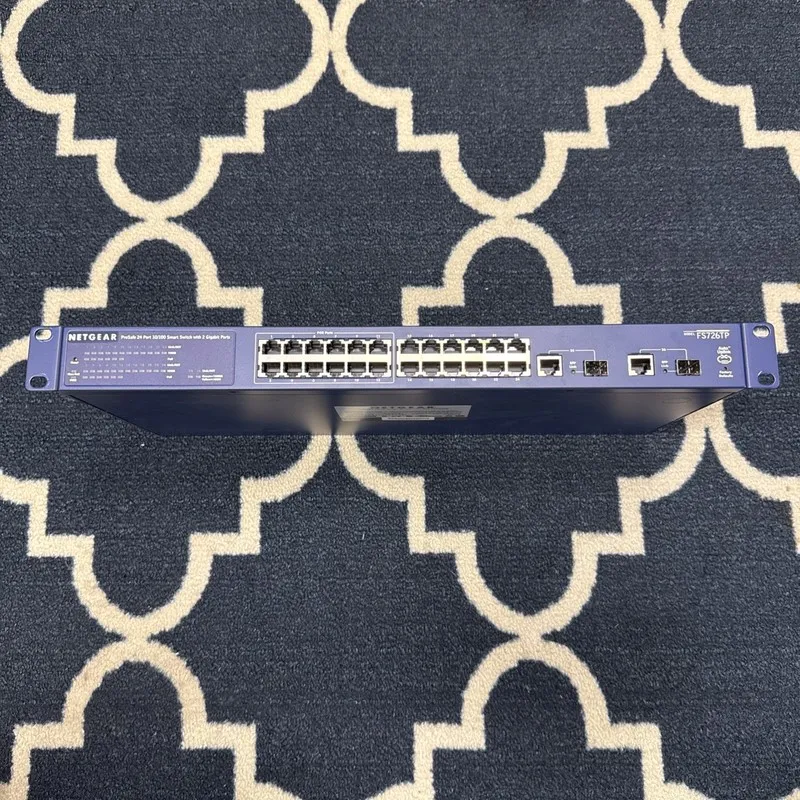 Коммутатор Netgear Prosafe FS726TP V1 24-Port 12-Port PoE Smart Ethernet Switch