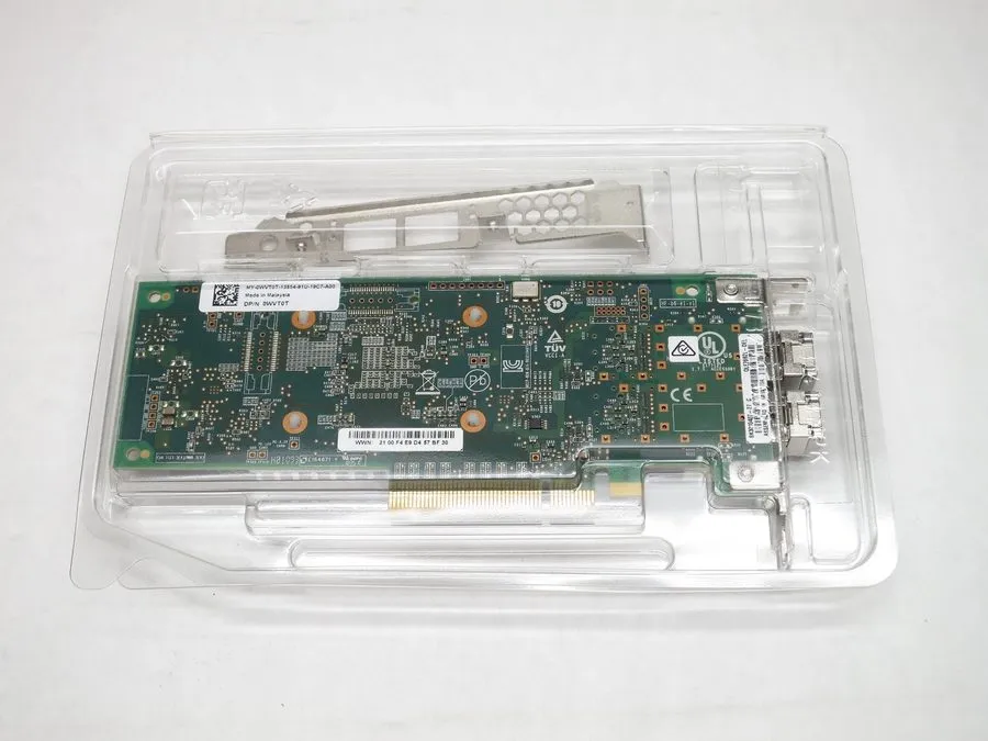 Контроллер WVT0T DELL QLOGIC QLE2692 DP 16GB SFP+ NIC High Profile w/ 2x SFPs