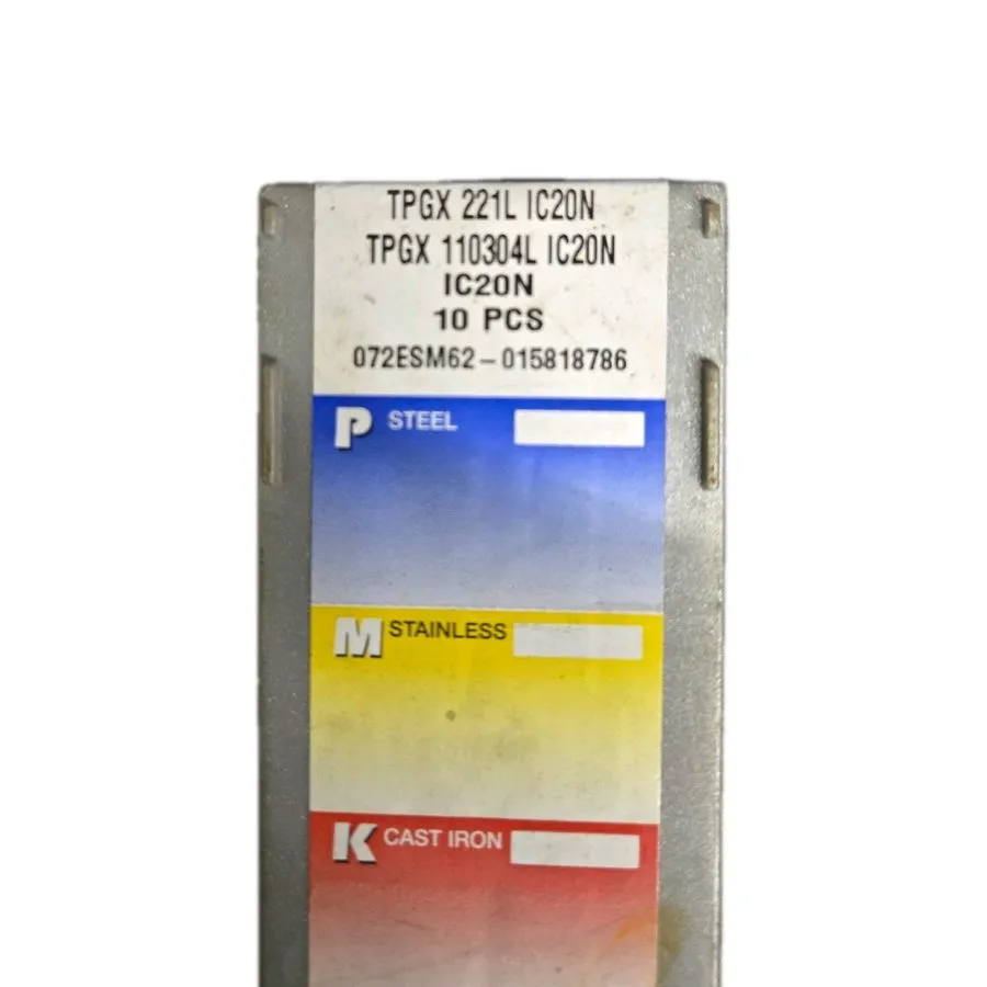 Режущий инструмент ISCAR TPGX110304L IC20N Carbide Turning Insert Indexable — фото лота 2