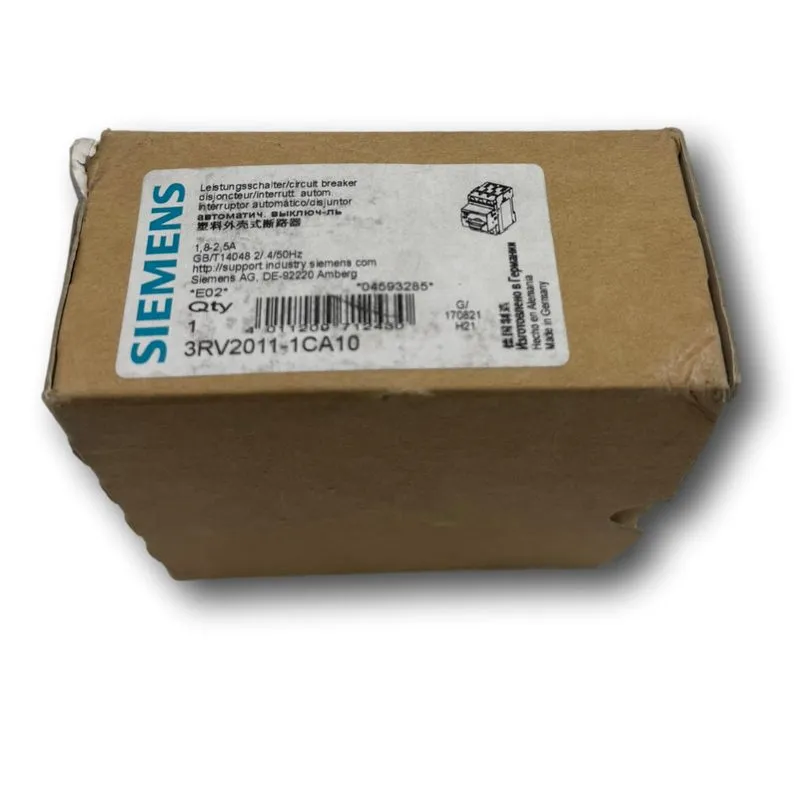 Автоматический выключатель Siemens 3RV2011-1FA10 motor protection switch circuit — фото лота 1