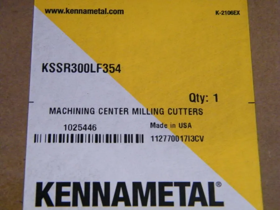 Режущий инструмент KENNAMETAL KSSR300LF354 CARBIDE INSERT SHELL MILLING CUTTER 3