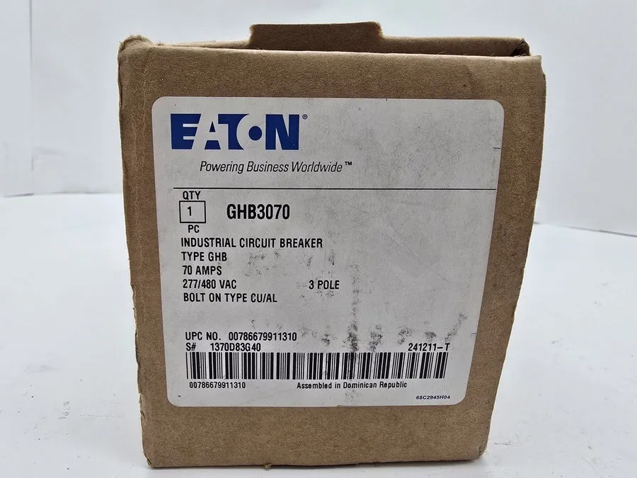 Автоматический выключатель Westinghouse GHB3070 3 Pole 70 Amp 480V AC Circuit Br