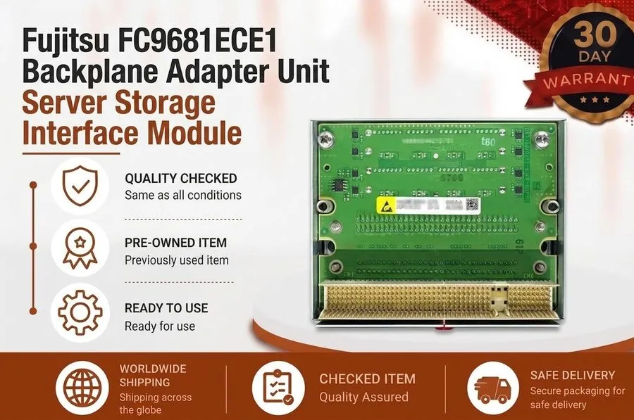 Бэкплейн Fujitsu FC9681ECE1 Backplane Adapter Unit Server Storage Interface Modu — фото лота 1