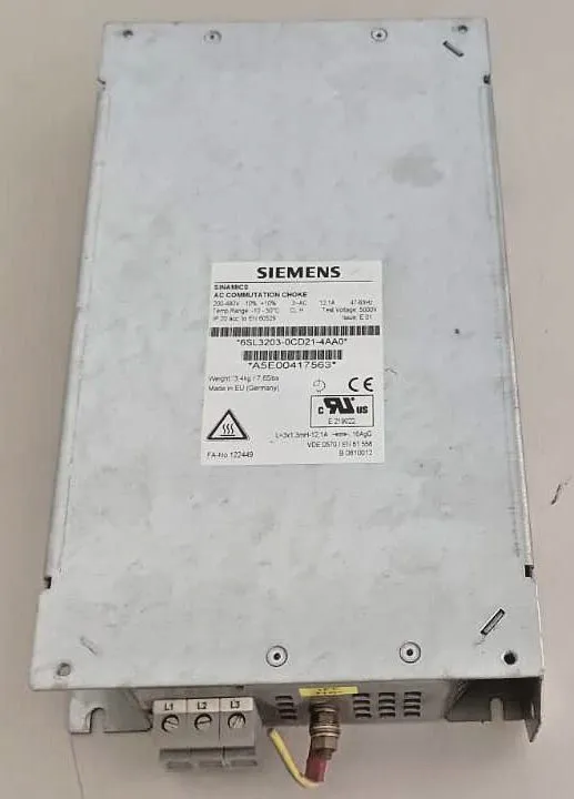 Частотный преобразователь Siemens SINAMICS 6SL3203-0CD21-4AA0 Mains Choke 200-48