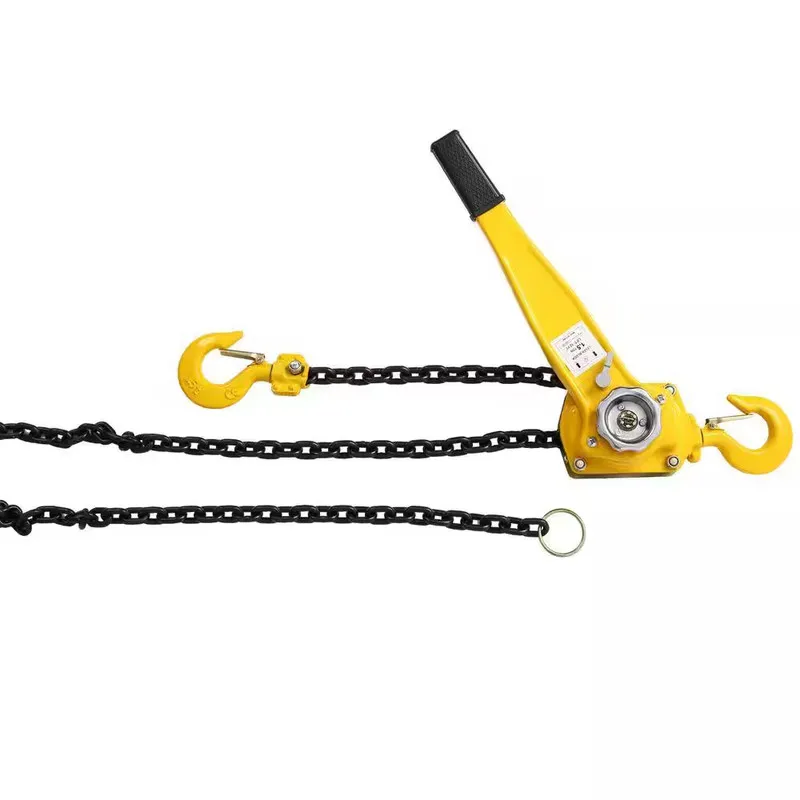 Таль Yellow 10 Ft. Heavy Duty Steel Manual Chain Hoist with 2-Heavy Duty Hooks a