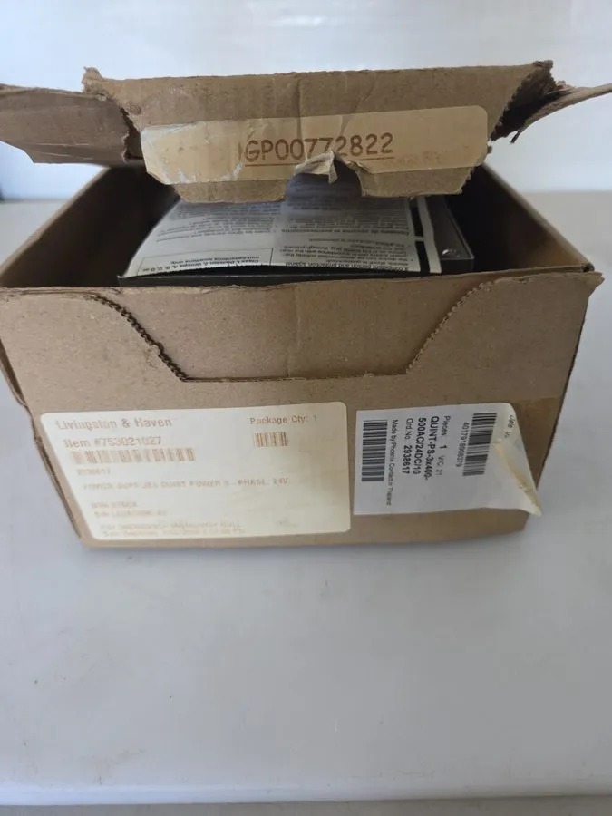 Блок питания PHOENIX CONTACT QUINT-PS-3X400-500AC/24DC/5 POWER SUPPLY 24VDC 5A — фото лота 2