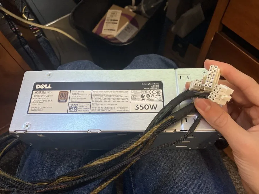 Кабель Dell PowerEdge T330 T340 350W Cabled Power Supply D350E-S3 V13CW