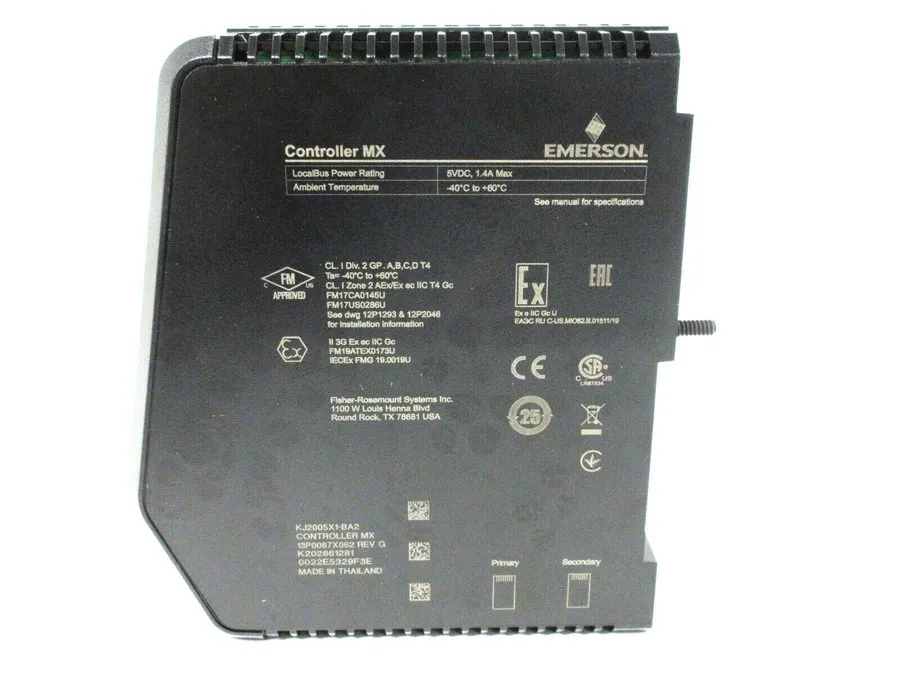 Контроллер Emerson Fisher Rosemount DeltaV KJ2005X1-BA2 MX. 13P0067X Controller