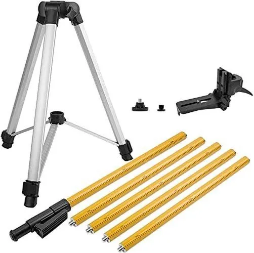 Нивелир 12 Ft./3.7M Professional Laser Level Pole with Tripod and 1/4-Inch by 20