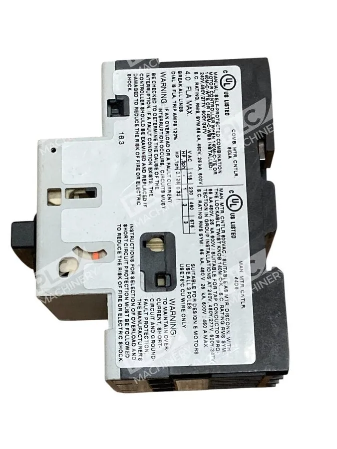 Автоматический выключатель Allen Bradley 140M-C2E-B40 Motor Protection Circuit B — фото лота 2