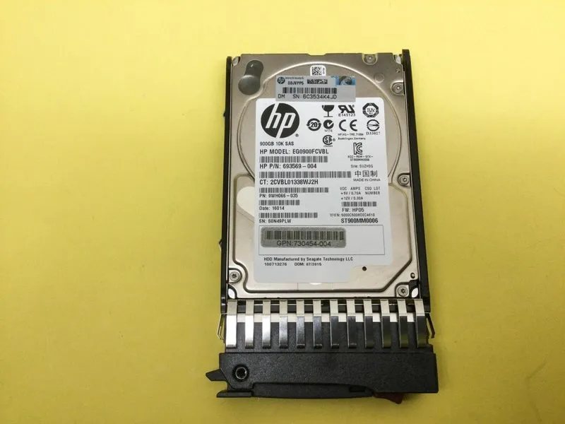 Жёсткий диск HP C8S59A 730703-001 MSA 900GB Ent 6G 10K RPM SAS 2.5 in DP HP HDD  — фото лота 2
