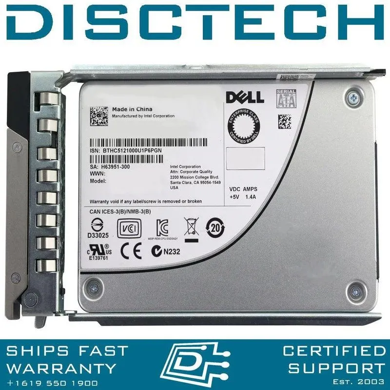 SSD-накопитель Dell 345-BCRO 960GB 2.5" SFF 12Gbps 512e Intensive SAS SED SSD