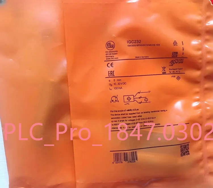 Датчик приближения IGC232 IFM Proximity Switch Sensor