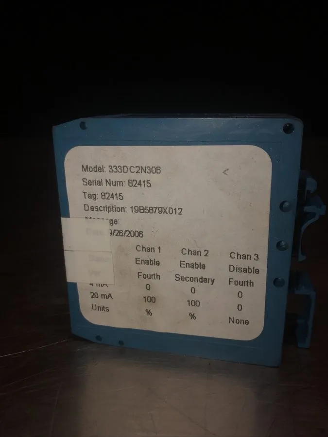 Трубопроводная арматура ROSEMOUNT HART 333DC2N306 TRI LOOP SIGNAL CONVERTER 333D