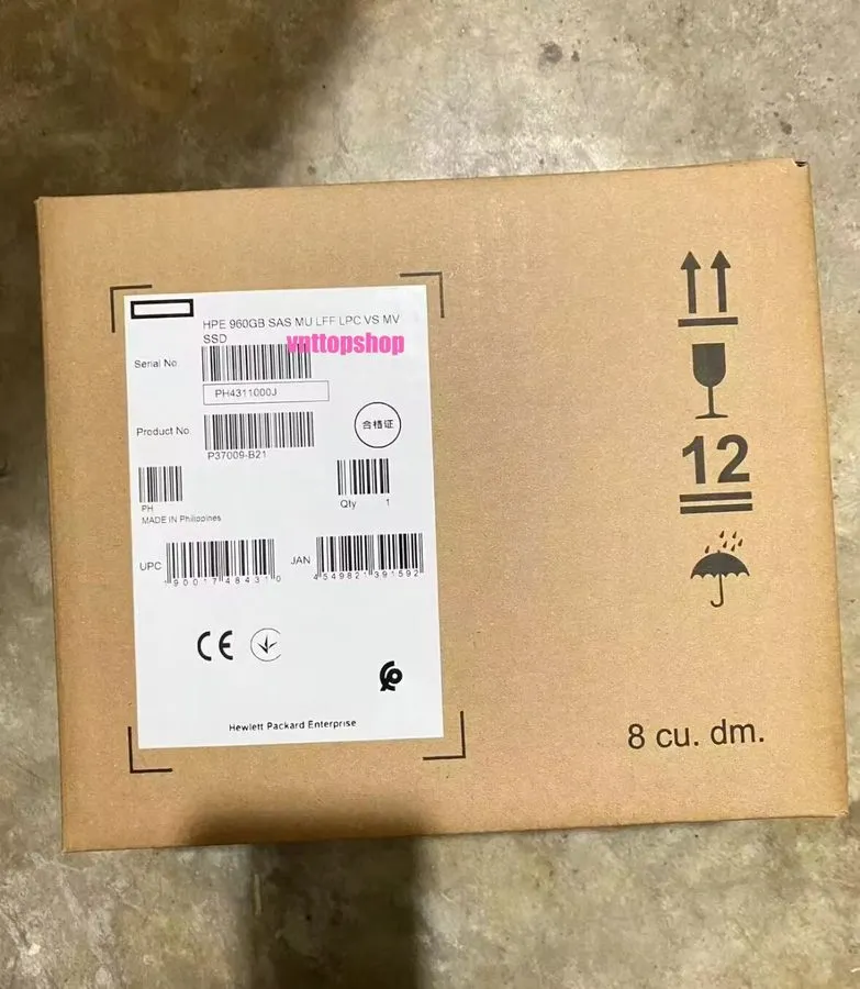 Сервер P37009-B21 P37070-001 HPE 960GB SAS 12G 3.5" MU LFF GEN9 GEN10 Server SSD