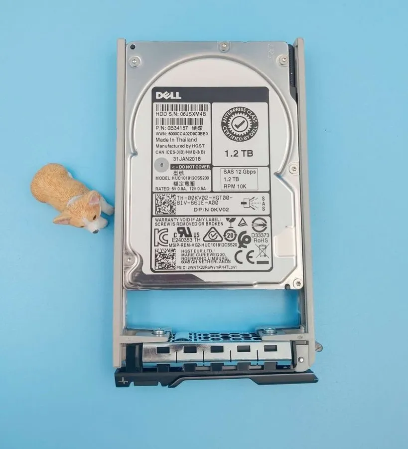Жёсткий диск Dell 00KV02 0KV02 HUC101812CSS200 1.2TB 2.5" 10K 12Gbps SAS HDD Har
