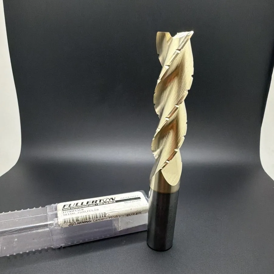 Режущий инструмент Fullerton 3/4" 2-Flute Solid Carbide Finishing End Mill 27739 — фото лота 1