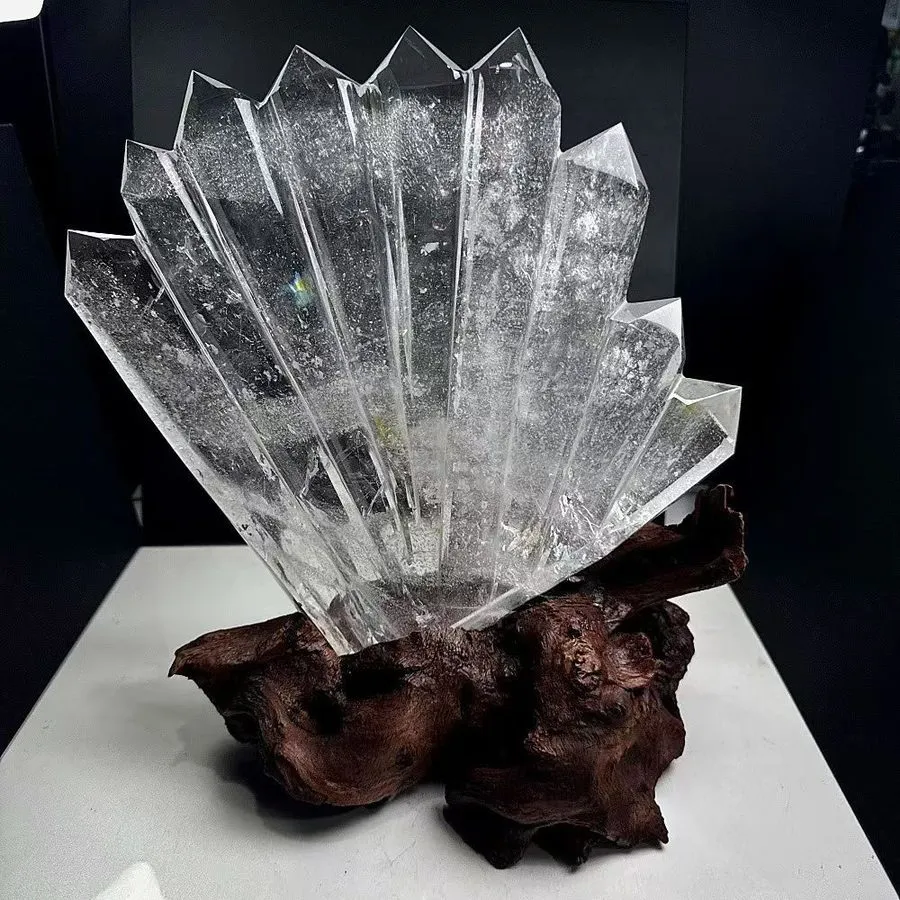 Лабораторный прибор 12.32LB TOP Natural Yellow gum flower quartz carved crystal 