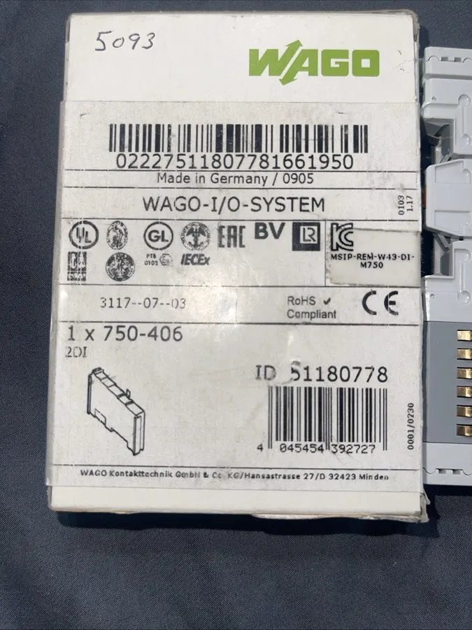 ПЛК WAGO 750-406 2D1 120VAC PLC MODULE