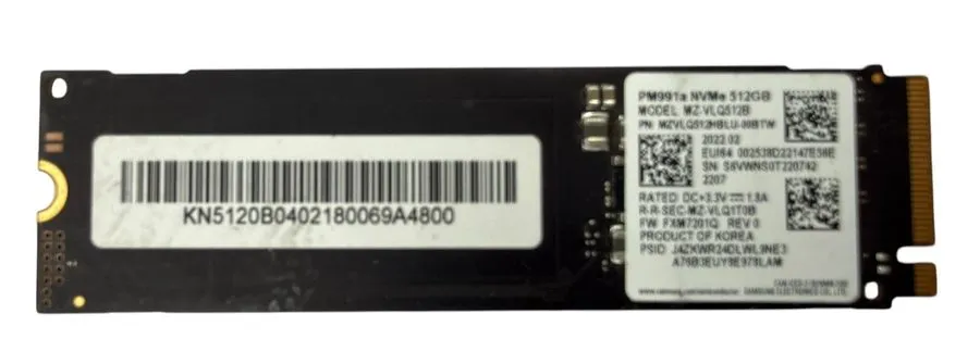 SSD-накопитель Samsung PM991a 512GB NVMe M.2 SSD MZVLQ512HBLU-00BH1 MZ-VLQ512B
