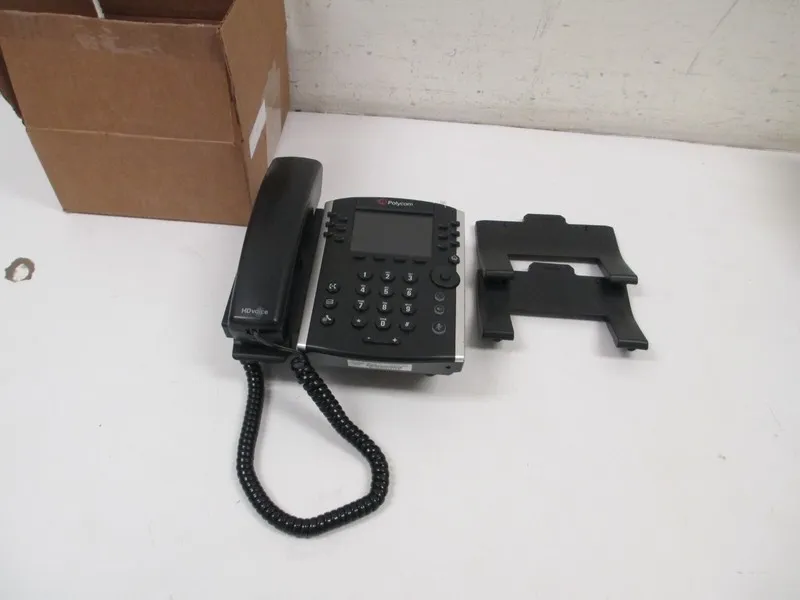 IP-телефон Polycom Desktop Phone VVX410 PoE GIG-E, 2200-46162-025 VVX 410