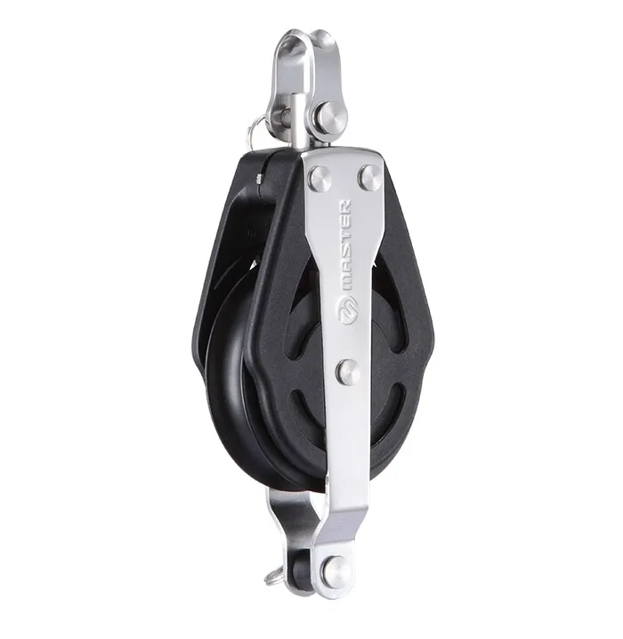 Такелажная скоба 57mm Deluxe Single Swivel Shackle Becket Block Master SPB-5702F — фото лота 1