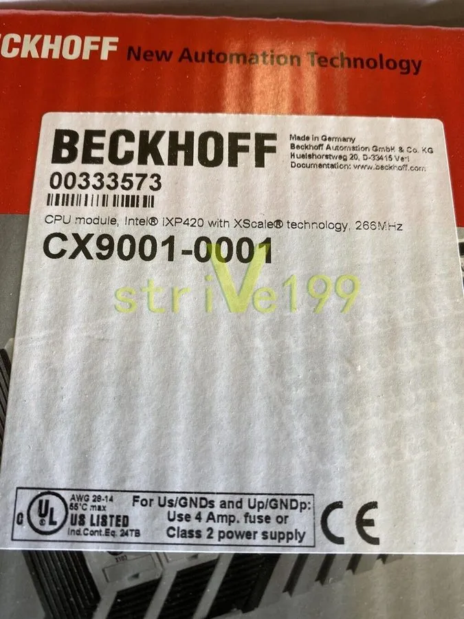 ПЛК Beckhoff CX9001-0001 CPU Modules