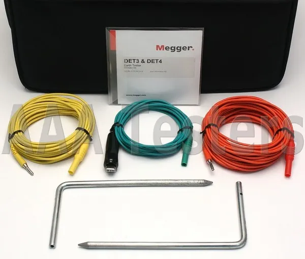 Тестер Megger DET3TC 3-Terminal Ground Resistance Tester w/ ART Capability — фото лота 2
