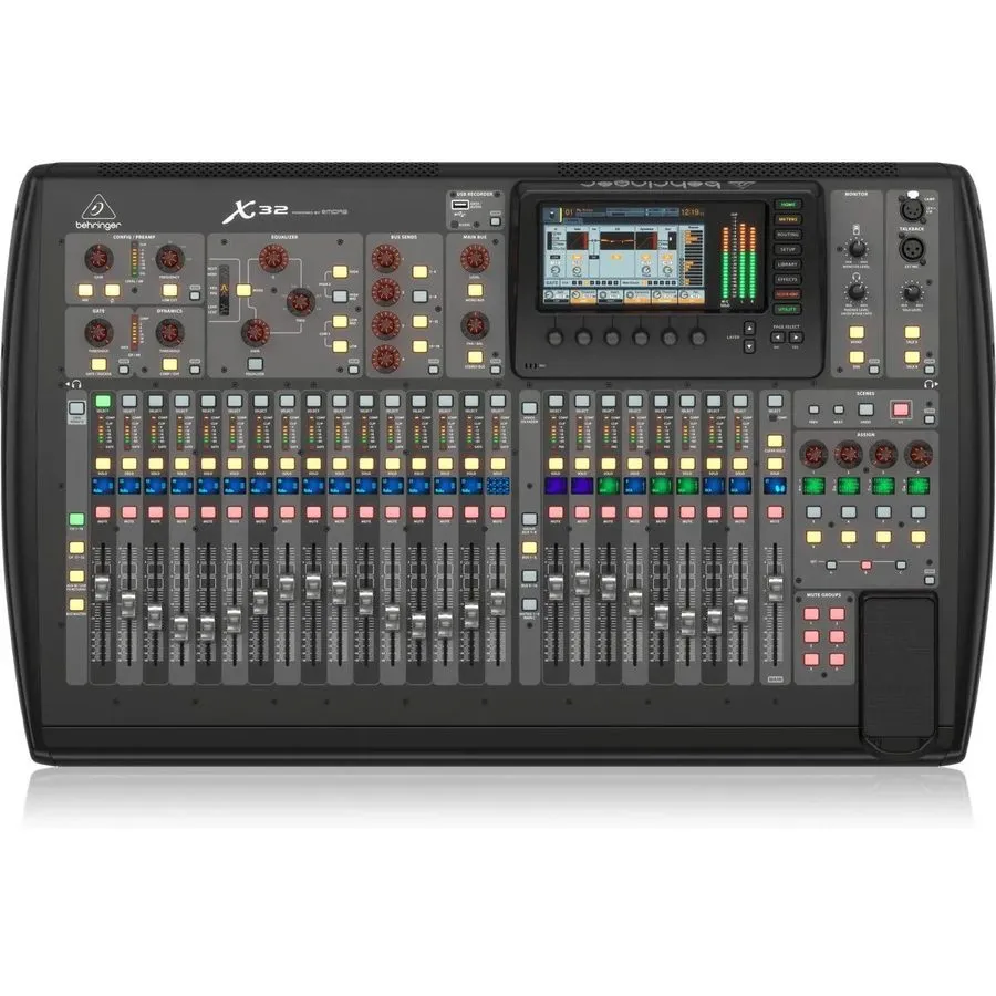 Микшерный пульт Behringer X32 32-Channel 16-Bus Total Recall Digital Mixing Cons — фото лота 1