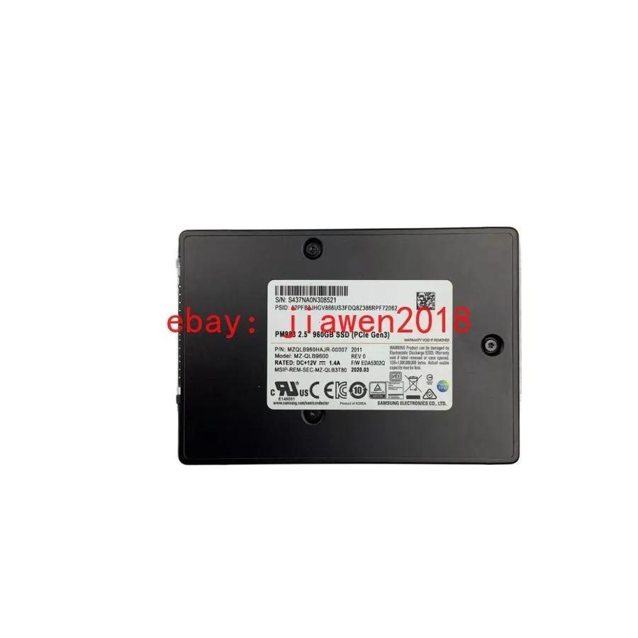 SSD-накопитель Samsung PM983 960GB MZ-QLB9600 MZQLB960HAJR-00007 PCIe Gen3 2.5" 