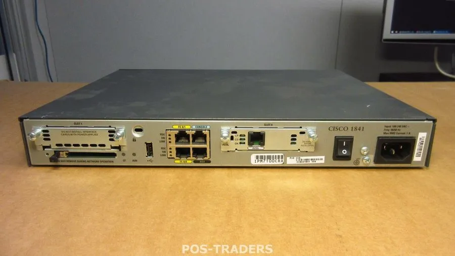Маршрутизатор Cisco 1841 2-Port 10/100 Wired Router