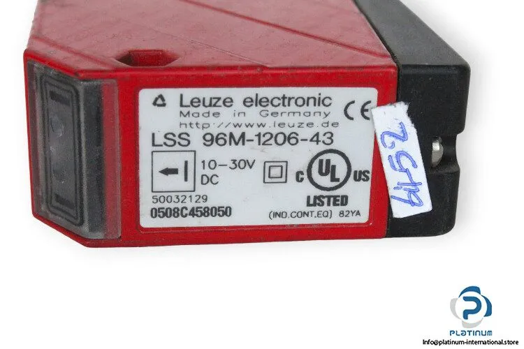 Фотоэлектрический датчик LEUZE LSS 96M-1206-43 THROUGH-BEAM PHOTOELECTRIC SENSOR — фото лота 1