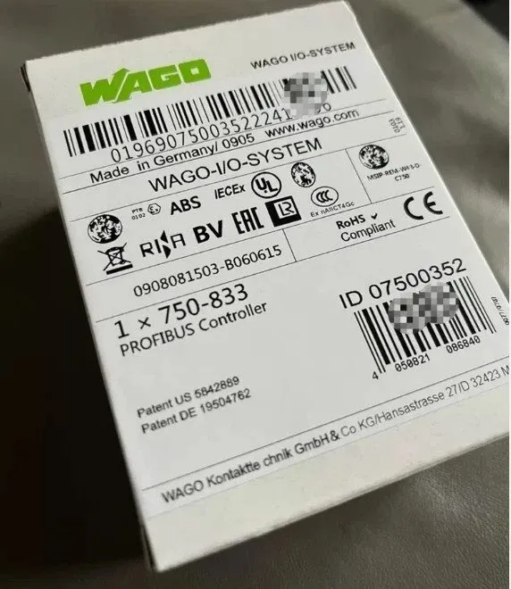 Контроллер WAGO 750-833 PROFIBUS CONTROLLER MODULE 24VDC