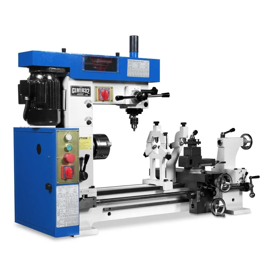 Оборудование ЧПУ 110V 1HP 16''x32'' Milling Drilling Multi-Function Combo Metal  — фото лота 2