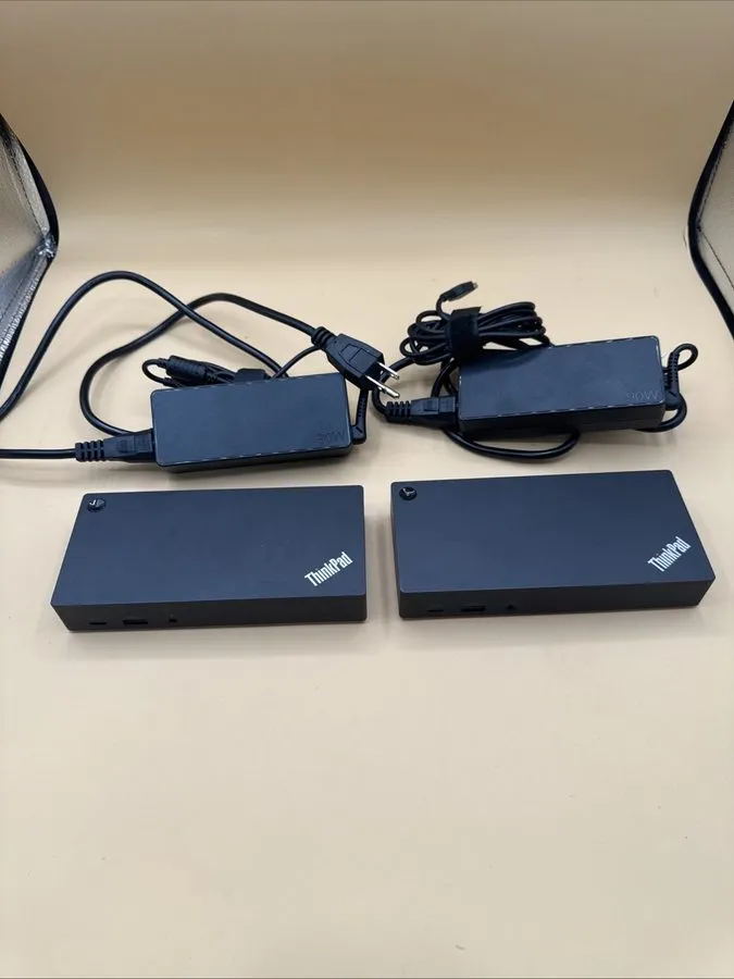 Док-станция Lenovo ThinkPad USB-C Dock Gen 2 Laptop Dock LDC-G2 W/ Cables and ch