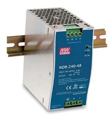 Блок питания Mean Well NDR-240-48, Single Output, DIN Rail Power Supply 48VDC 5A